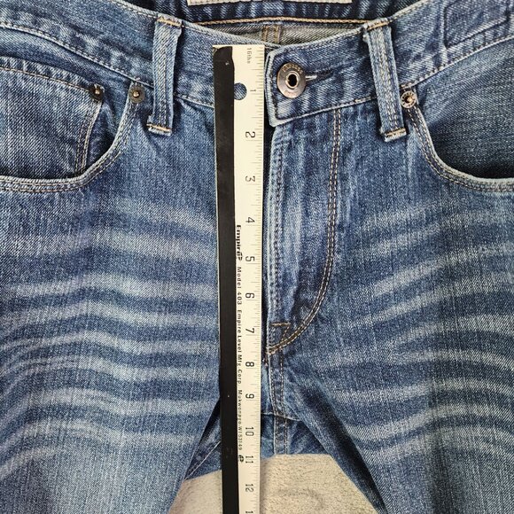 Mens Express Jeans Denim Blue Rocco Slim Fit Straight Leg 100% Cotton Size 32x32 - Picture 8 of 14